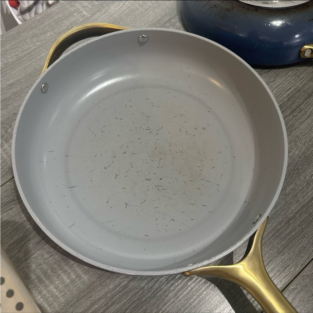 Caraway Blue/Gold Cookware Set - Picture 4 of 9